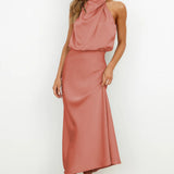 Charmey – Robe Longue Élégante à Coupe Classique