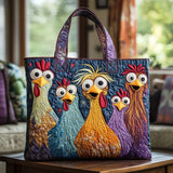 Sac Artisanal | Cinq Poules Colorées