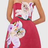 Môtiers – Robe Mini avec Top Tub Brodé Floral