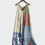 Robe à motifs écossais