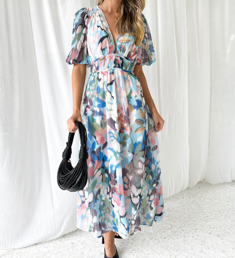 Juliette | Robe Féminine à Motif Floral