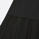 Oron – Robe Longue Plissée avec Décolleté Bateau