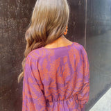 Constance | Robe Midi Élégante Fleurie