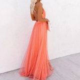 Montreux | Robe Maxi Lumière Corail
