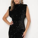 Delémont – Robe Mini avec Paillettes et Éclat