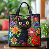 Sac Artisanal | Chat Noir Enchanté