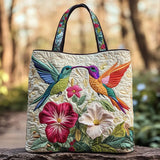 Sac Artisanal | Colibri et Fleurs Blanches