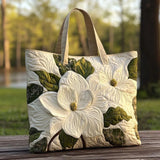 Sac Artisanal | Lys Blancs Élégants