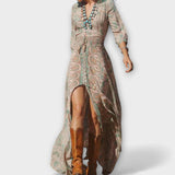 Robe maxi bohème décontractée