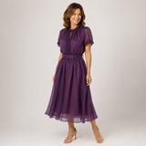 Aigle | Robe Maxi Décolleté Goutte et Bordure en Dentelle