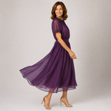 Aigle | Robe Maxi Décolleté Goutte et Bordure en Dentelle