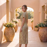 Mathilde | Robe Élégante en Tissu Léger et Fluide