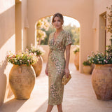 Mathilde | Robe Élégante en Tissu Léger et Fluide