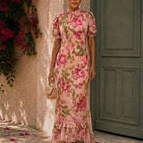 Broc – Robe à Imprimé Floral et Coupe Romantique