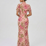 Broc – Robe à Imprimé Floral et Coupe Romantique