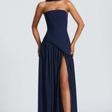 Palézieux – Robe Longue Élégante avec Ligne Classique