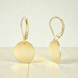 Boucles d'oreilles en or rétro