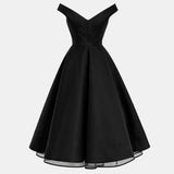 Épesses – Robe Midi avec Corset Croisé et Jupe Évasée