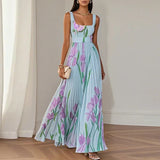 Vevey | Robe Maxi Évasée Fleurie