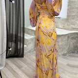 Cully – Robe avec Décolleté en V et Silhouette Fluide