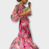 Evelyn - Robe Maxidream Aquarelle