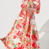 Juliette | Robe Féminine à Motif Floral
