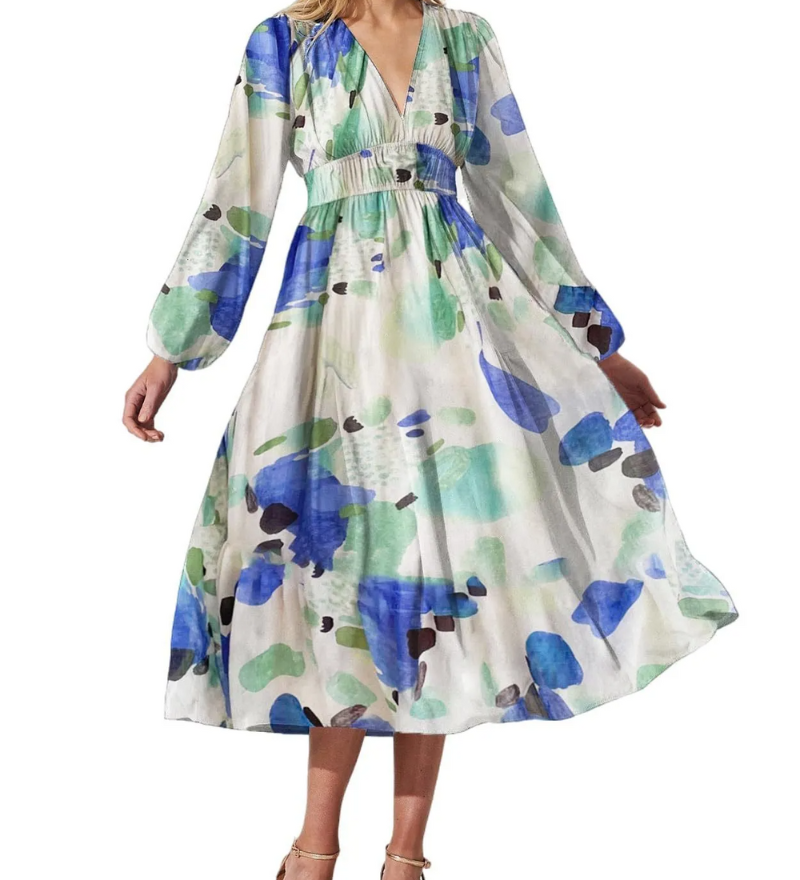 Juliette | Robe Féminine à Motif Floral