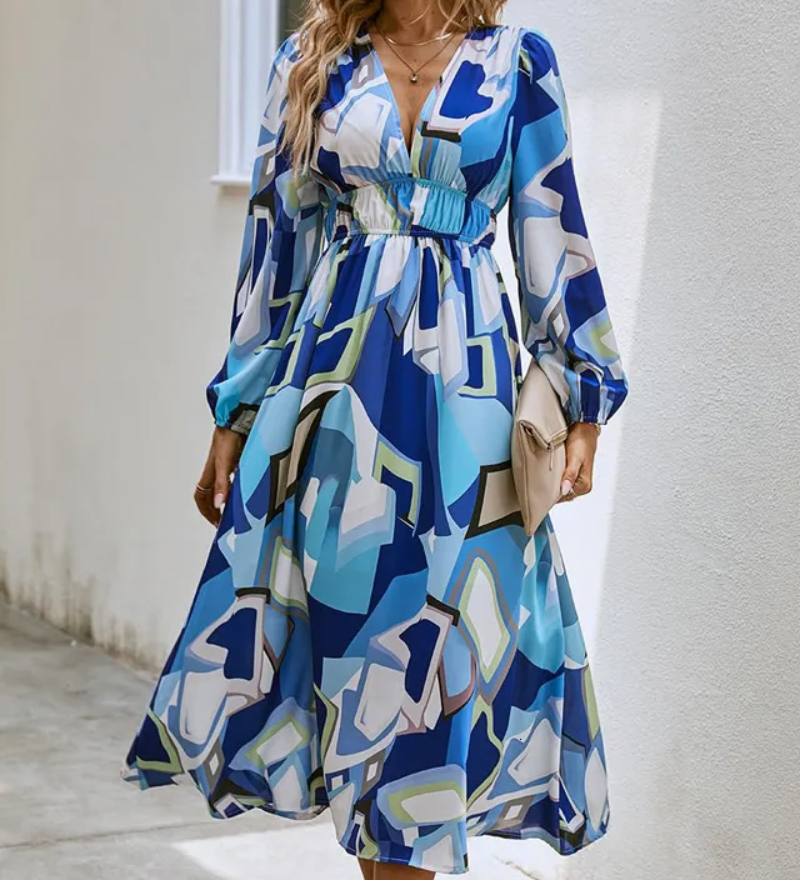 Juliette | Robe Féminine à Motif Floral