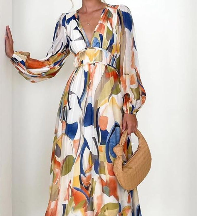 Juliette | Robe Féminine à Motif Floral