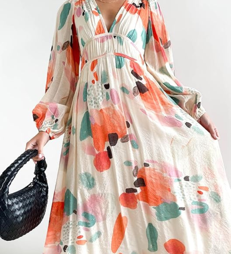 Juliette | Robe Féminine à Motif Floral