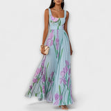 Moudon – Robe Maxi avec Imprimé Floral Romantique