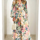 Juliette | Robe Féminine à Motif Floral