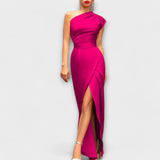 Glion – Robe de Soirée avec Décolleté Incliné