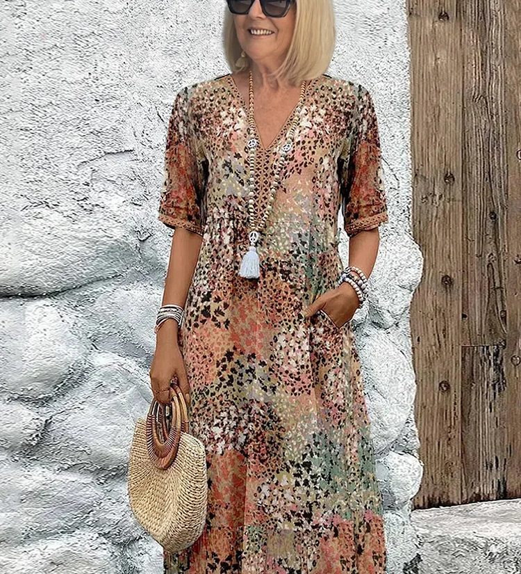 Lia - Robe Midi Femme