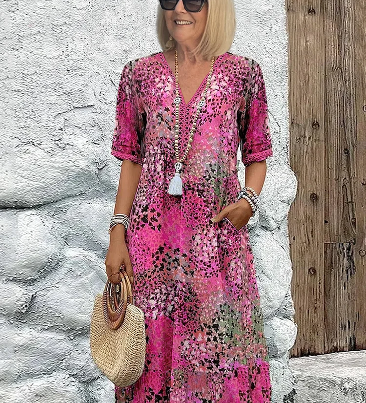 Lia - Robe Midi Femme