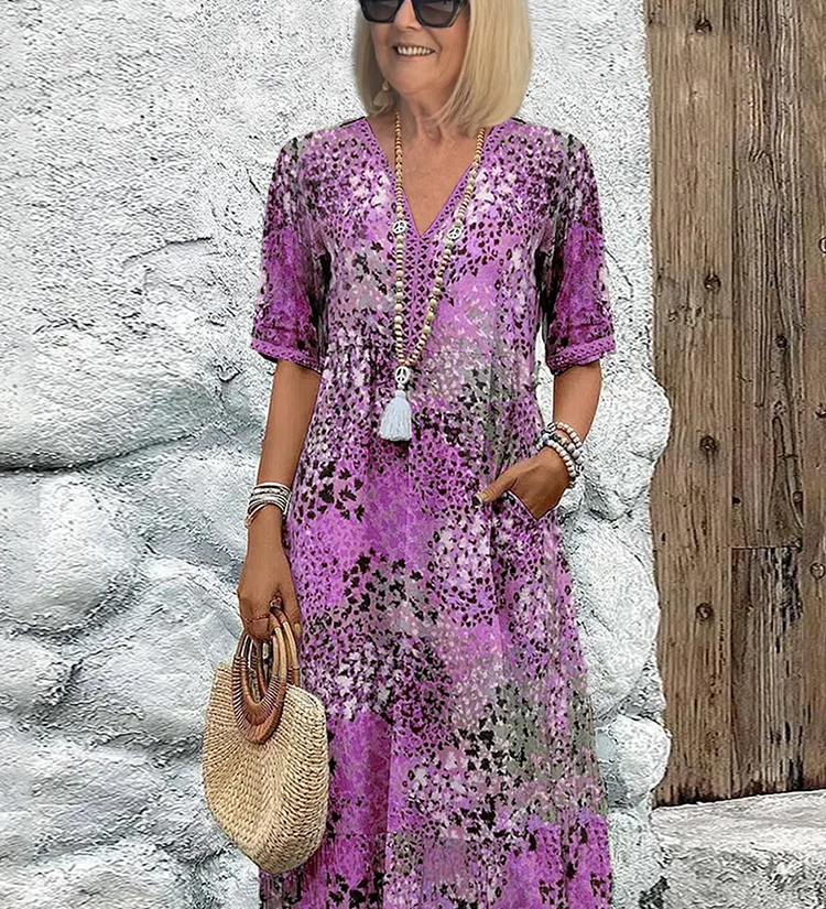 Lia - Robe Midi Femme