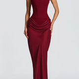 Villars – Robe Maxi avec Décolleté Carré