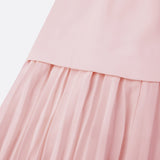 Oron – Robe Longue Plissée avec Décolleté Bateau