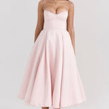 Lutry – Robe Midi en Tulle avec Jupe Ample