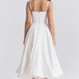 Lutry – Robe Midi en Tulle avec Jupe Ample