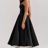 Lutry – Robe Midi en Tulle avec Jupe Ample