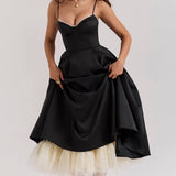 Lutry – Robe Midi en Tulle avec Jupe Ample