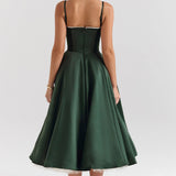 Lutry – Robe Midi en Tulle avec Jupe Ample