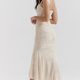 Riaz – Robe Maxi avec Dentelle Appliquée avec Finesse