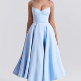 Lutry – Robe Midi en Tulle avec Jupe Ample
