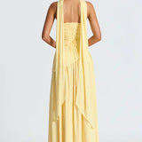 Palézieux – Robe Longue Élégante avec Ligne Classique