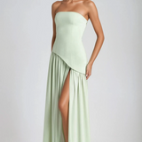 Palézieux – Robe Longue Élégante avec Ligne Classique