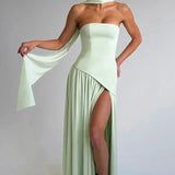 Palézieux – Robe Longue Élégante avec Ligne Classique