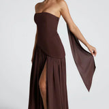 Palézieux – Robe Longue Élégante avec Ligne Classique