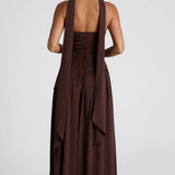 Palézieux – Robe Longue Élégante avec Ligne Classique